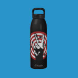 Power To The Peaceful - Bullseye water bottles