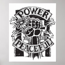 Power To The Peaceful Posters