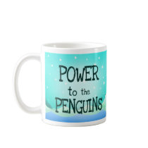 Power to the penguin - mug