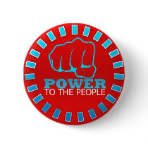 Power To The People Button