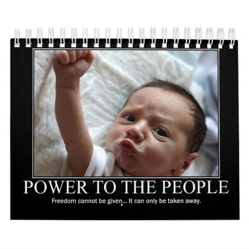 Power to the People Calendar calendar