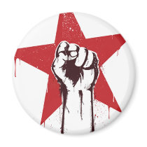 Power to the people fridge magnets