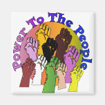 Power To The People Refrigerator Magnet