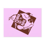Power to the Pit Bull Post Card