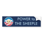 Power to The Sheeple (Obama) bumper stickers