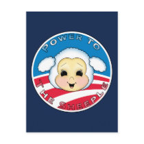 Power To The Sheeple (Obama) postcards by ObamaWatch Power To The Sheeple (Obama) postcards
