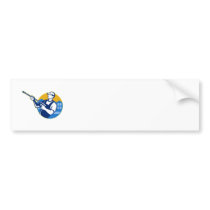 Power Washing Pressure Water Blaster Worker Bumper Sticker