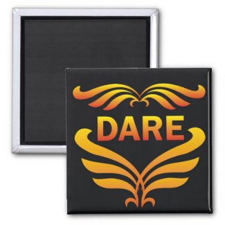Power Word For Motivation - DARE magnet