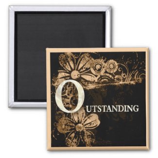 Power Word For Motivation - OUTSTANDING magnet