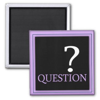 Power Word For Motivation - QUESTION magnet