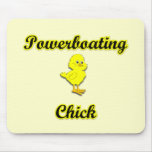 Powerboating Chick Mouse Pads