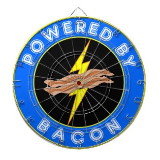 Powered By Bacon Dart Board