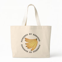 Powered By Bananas Tote Bags