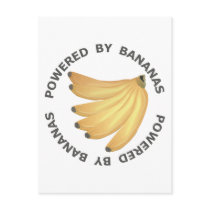 Powered By Bananas Postcard