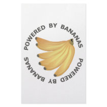 Powered By Bananas stationery by foodtshirts Powered By Bananas stationery