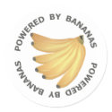 Powered By Bananas stickers