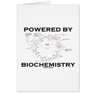 Powered By Biochemistry (Krebs Cycle) card