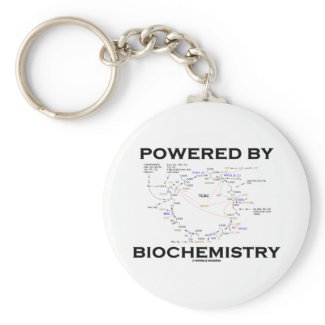 Powered By Biochemistry (Krebs Cycle) Key Chain