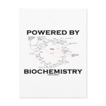 Powered By Biochemistry (Krebs Cycle) Post Cards