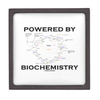 Powered By Biochemistry (Krebs Cycle) Premium Keepsake Box