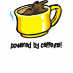 Powered by Caffeine Coffee Cup T-Shirt