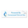 Powered By Compressed Natural Gas Bumper Stickers