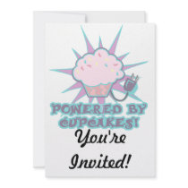 Powered By Cupcakes Invite