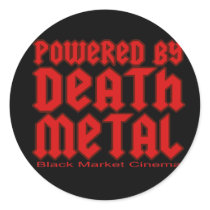 powered by Death metal stickers