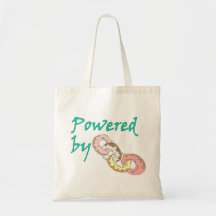 Powered By Donuts Canvas Bags