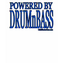 powered by DRUMnBASS t-shirts