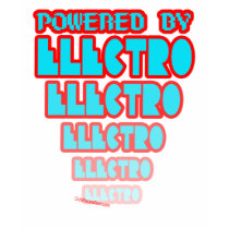 powered by electro girls edm d  electronic music t-shirts