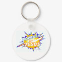 Powered by Jesus keychains