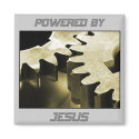 Powered By Jesus magnets by RevMark Powered By Jesus magnets