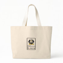Powered by Linux Tote Bags