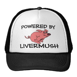 POWERED BY LIVERMUSH retro trucker's cap Mesh Hats