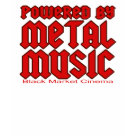 ladies_casual_tshirt - Powered by metal Music by BlackMarketCinemaStore.com