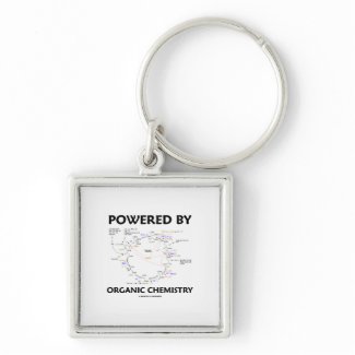 Powered By Organic Chemistry (Krebs Cycle) keychain