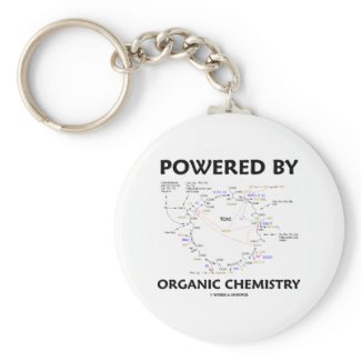 Powered By Organic Chemistry (Krebs Cycle) keychain