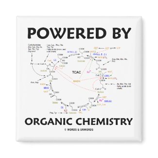 Powered By Organic Chemistry (Krebs Cycle) magnet