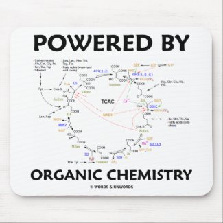 Powered By Organic Chemistry (Krebs Cycle) mousepad
