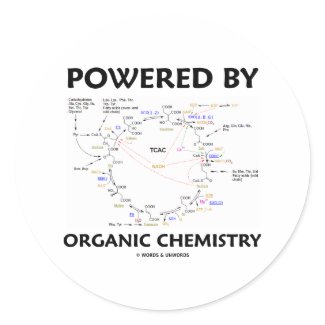 Powered By Organic Chemistry (Krebs Cycle) sticker