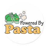 Powered By Pasta Runner Sticker