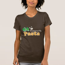 Powered By Pasta Runner T shirt