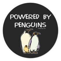 Powered By Penguins stickers by ironydesign Powered By Penguins stickers