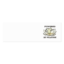Powered By Pilates Lotus Business Card