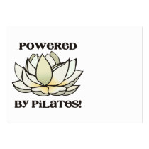 Powered By Pilates Lotus business cards