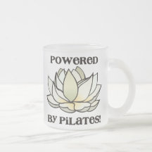 Powered By Pilates Lotus Coffee Mugs