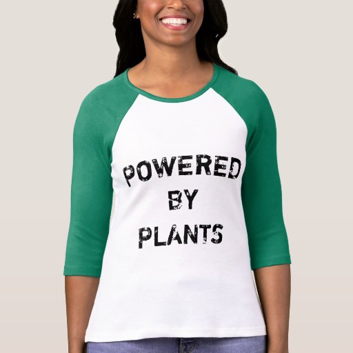 powered by plants running shirt