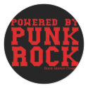 Powered by PUNK ROCK sick boy punks punker girls stickers