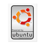 Powered by Ubuntu Postcard